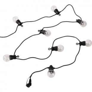 LUMIJARDIN Guirlande 20 ampoules LED - Blanc chaud - Raccordable Party clear