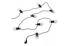 LUMIJARDIN Guirlande 20 ampoules LED - Blanc chaud - Raccordable Party clear