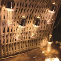 LUMIJARDIN Guirlande solaire Dixy avec 10 ampoules a filament LED