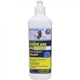 MATT CHEM Creme Wax au Titane Gelcoat et Peinture Ti.O2 500Ml