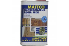 MATT CHEM MARINE Impregnateur pour Teck incolore Mattco Incolore - Formulation en phase aqueuse
