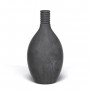 MICA Bouteille Vase Vera - Gris - Ø 19 x H 40 cm
