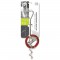 M-PETS Kit câble et piquet Set - 4,5m - Rouge - Pour chien