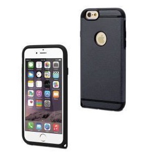 MUVIT Coque Shockproof - Apple Iphone 6+ / 6s+ - Resistante - Noire