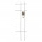 NATURE Treillis métallique rectangulaire en acier galvanisé 42,5xH145cm - Vert