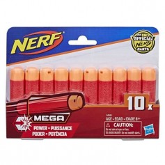 Nerf - Pack de 10 Flechettes Nerf Mega Officielles