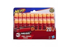 Nerf - Pack de 20 Flechettes Nerf Mega Officielles