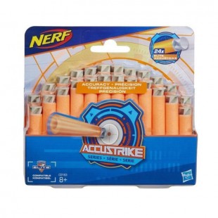 Nerf - Pack de 24 Flechettes Nerf Accustrike Officielles
