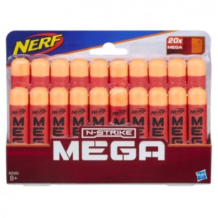 NERF MEGA - Recharges x20 [FLÉCHETTES OFFICIELLES]