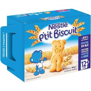 NESTLE P'tit Biscuit dés 12 mois 180g