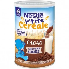 NESTLÉ P'tite Céréale Cacao - 400 g - Des 6 mois