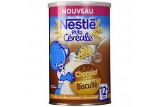 NESTLÉ P'tite céréale Chocolat au lait biscuité - 400 g - Des 12 mois