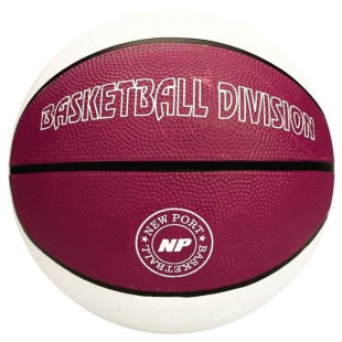 NEW PORT Ballon de basketball - Blanc - Taille 7