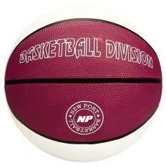 NEW PORT Ballon de basketball - Blanc - Taille 7