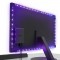 NZXT Kit d'éclairage RGB HUE 2 Ambient - Contrôleur d'éclairage digital - 8 bandes LED (Pour écran 21"-25" et ultrawide 34"-35"