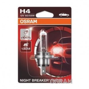 OSRAM Lampe de phare NIGHT BREAKER SILVER H4