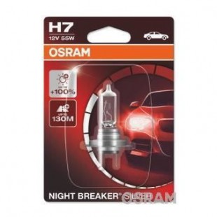 OSRAM Lampe de phare NIGHT BREAKER SILVER H7