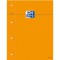OXFORD Bloc-Notes agrafé - 29,7 cm x 23 cm x 0,9 cm - 160 pages - 80g - Orange