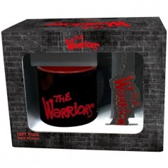 Pack cadeau The Warriors : mug + porte clé - Noir et Rouge
