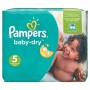 PAMPERS Baby Dry Taille 5 - 11 a 23kg - 144 couches - Format pack 1 mois
