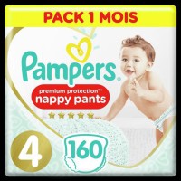 PAMPERS Premium Protection Pants T4 X160 Pack 1 Mois