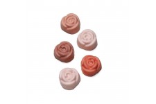 PANDURO Moule en Silicone - Ø 4 cm - 15 Formes de roses