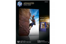 Papier photo HP Advanced brillant sans bordure - 25 feuilles/13 x 18 cm (Q8696A)