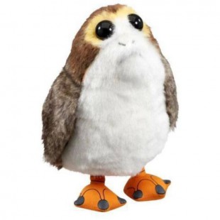 Peluche Funko Star Wars: EP VIII - Porg - 22 cm - Peluche parlante