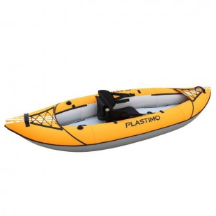 PLASTIMO Kayak Gonflable Simple - 2,70 m - 1 Place - Orange