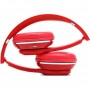 PLATYNE CAS 15 Casque Bluetooth avec lecteur MP3 et micro intégré - Rouge