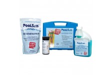 POOLSAN Kit complet de désinfection - 100% sans chlore - Pour piscines de 5 a 20 m³
