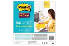 POST-IT Bloc-notes maxi Super Sticky - 27,9 x 27,9 cm - Jaune