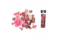 Pot pourri 140 g - 8x30x5 cm - Parfum rose - Rose