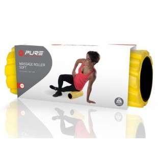 PURE2IMPROVE Rouleau Souple Roller soft - Fitness - Jaune