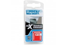 RAPID Agrafes acier inoxydable - Fil fin - N°53/10 mm