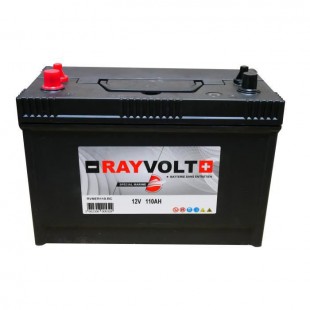 RAYVOLT Batterie Marine Décharge Lente - 12V - 110AH