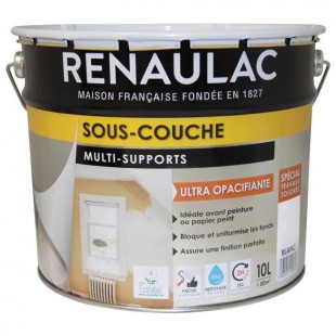 RENAULAC Sous-couche multi-supports - 10 L - Blanc