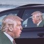 RIDE WITH Donald Trump - Autocollant voiture