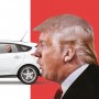 RIDE WITH Donald Trump - Autocollant voiture