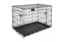 RIGA Cage pour chien - Taille XL - Noir - 109 cm