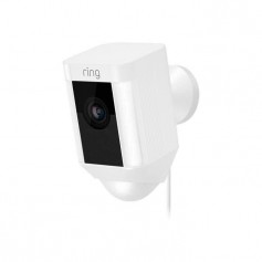 RING Caméra de surveillance filaire Spotlight - Blanc