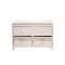 ROMA Petit meuble de rangement de salle de bain L 60 cm - Laqué blanc brillant