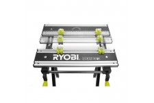 RYOBI Etabli RWB03 pliable, réglable et pivotant avec 100 kg de charge maximale