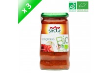 SACLA Sauce bolognaise - 370 ml x3 - Bio