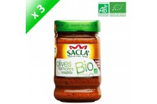 SACLA Sauce olives & tomates - 212 ml x3 - Bio