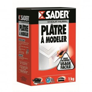 SADER Boîte Plâtre a modeler Poudre - 1kg