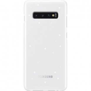 Samsung Coque avec affichage LED S10+ Blanc
