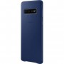 Samsung Coque en cuir S10 - Bleu marine