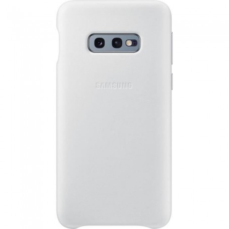 Samsung Coque en cuir S10e - Blanc