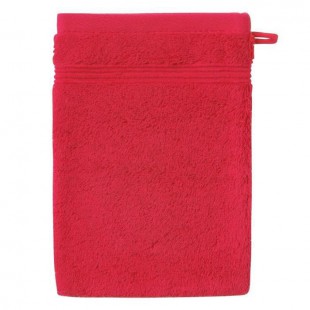 SANTENS Gant de toilette GRACE 16x22 cm - Lipstick rouge